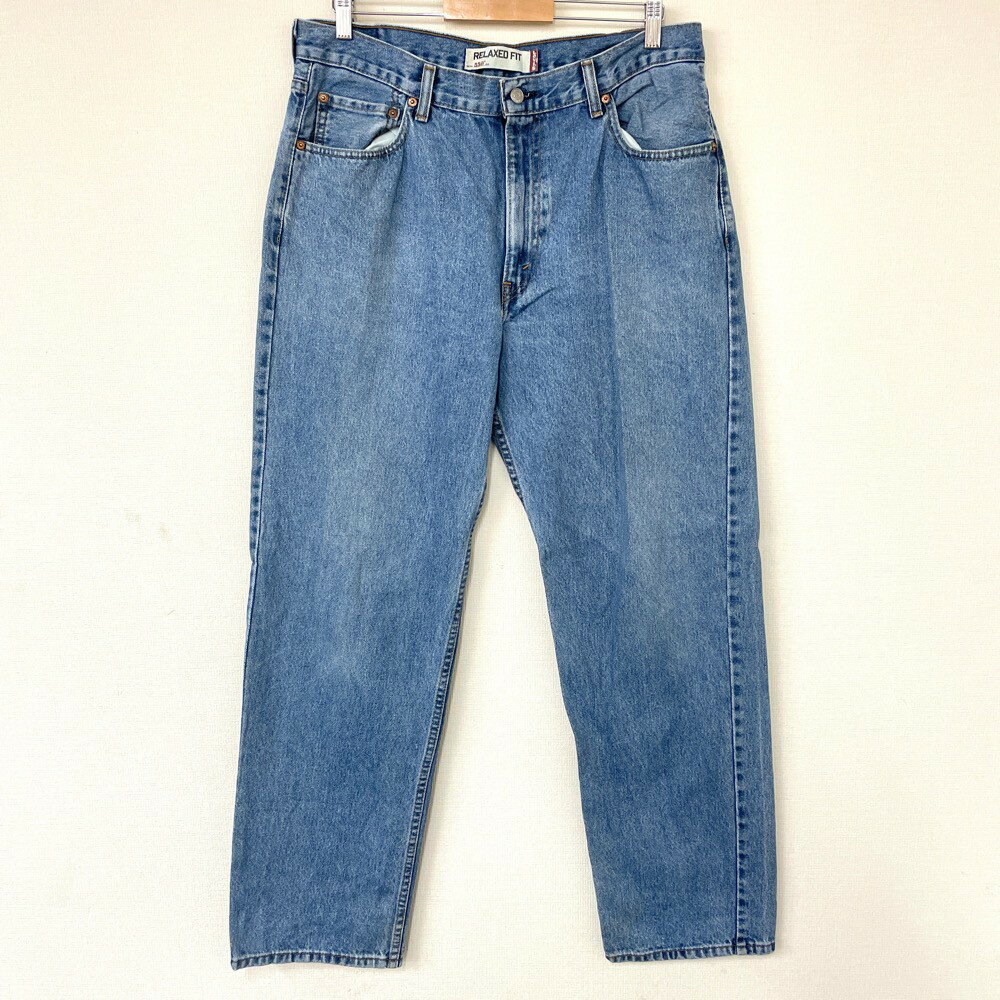 【今ならクーポン利用で500円OFF★】リーバイス Levi's 550 デニム パンツ テーパード 色落ち サイズ：W37 L32 インディゴ 【Levis】【古着】 古着 【中古】 中古 【あす楽対応】 mellow RELAXED FIT【古着屋mellow楽天市場店】