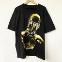 スター ウォーズ STAR WARS Tシャツ 半袖 C-3PO プリント サイズ：XL ブラック  新品 mellow 