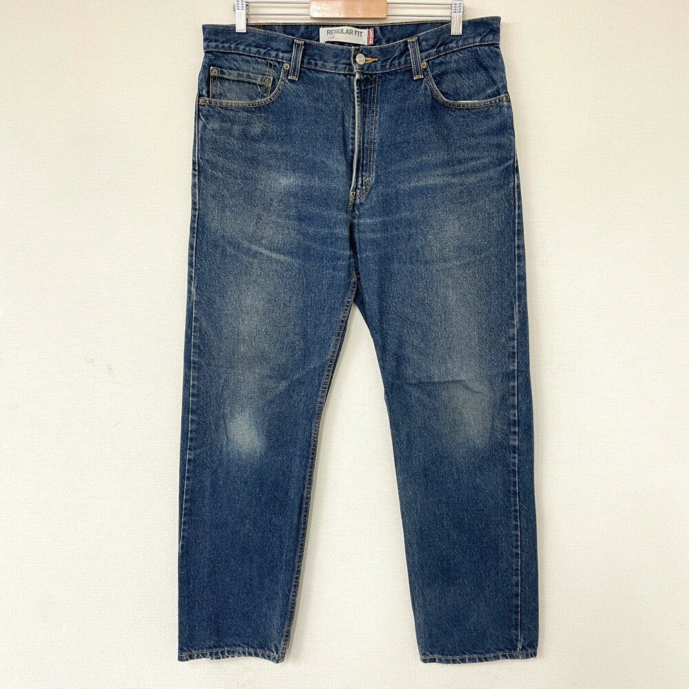 【今ならクーポン利用で500円OFF★】リーバイス Levi's 505 デニム パンツ テーパード 色落ち ヒゲ サイズ：W37 L32 インディゴ 【Levis】 【古着】 古着 【中古】 中古 【あす楽対応】 mellow REGULAR FIT【古着屋mellow楽天市場店】