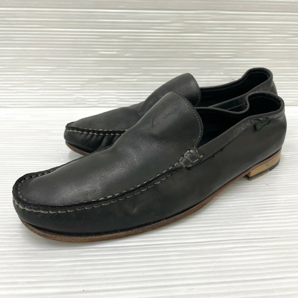 【今ならクーポン利用で1000円OFF★】パラブーツ ParaBoot レザー スリッポン ドレスシューズ サイズ：US10 チャコールグレー系 【古着】古着 【中古】 中古 mellow 【あす楽対応】【古着屋mellow楽天市場店】