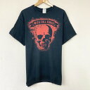 【お買い物マラソン★ポイント10倍】メール便対応 ギルダン GILDAN Tシャツ 半袖 両面プリント スカル