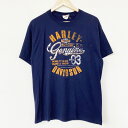 【お買い物マラソン★ポイント5倍】メール便対応 HARLEY-DAVIDSON Tシャツ 半袖 プリント ポケT