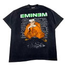 エミネム Tシャツ 半袖 EMINEM フェード ブラック サイズ：メンズ L、XL アーティスト ラップ ヒップホップ 大きいサイズ 