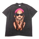 デニス・ロッドマン Tシャツ 半袖 DENNIS RODMAN " NOT OF THIS WORLD " ブラック サイズ：メンズ L,XL ビッグサイズ