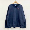 NFL リーボック Reebok ニューイングランド・ペイトリオッツ ウォームアップ プルオーバー ジャケット ウインドブレーカー チームロゴ 刺繍 長袖 サイ...