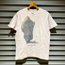 ギルダン GILDAN Tシャツ 半袖 アニマル バッファロー プリント サイズ:メンズ M ベージュ ゆうパケット対応【中古】