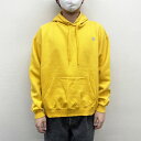 【今がお得★ポイント10倍でゲット】【SP7】【中古】チャンピオン champion eco スウェット パーカー プルオーバー ロゴ 刺繍 サイズ:XL イエ...