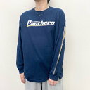 【お買い物マラソン★ポイント10倍】古着 NIKE ロングスリーブTシャツ ピッツバーグ・パンサーズ 袖プリ