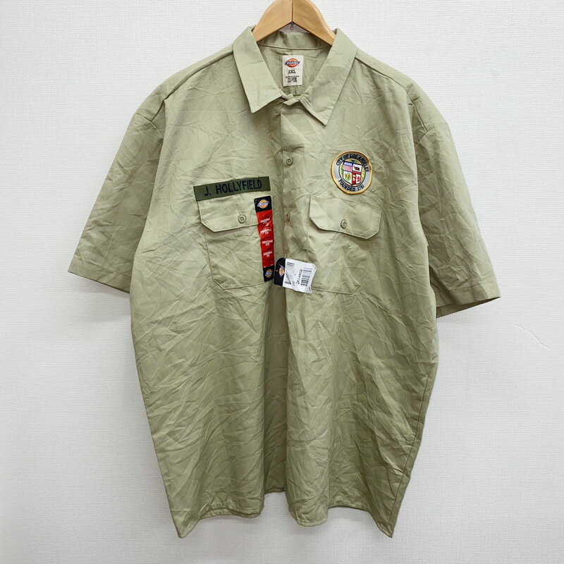 ディッキーズ Dickies ショートスリーブ ワークシャツ 半袖 新古品