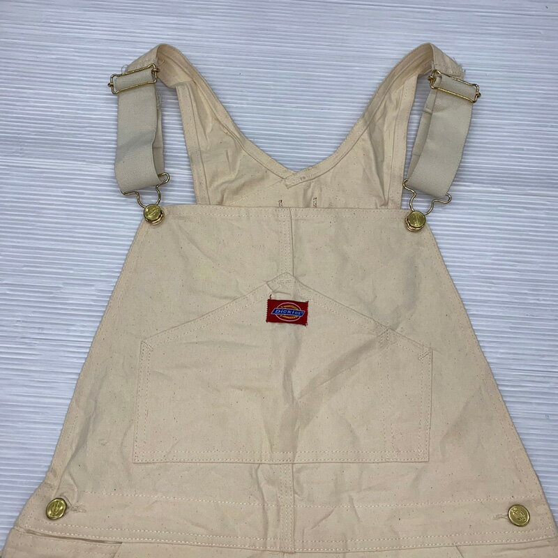 【Deadstock】ディッキーズ Dickies オーバーオール 生成り サイズ：W33【M8953A】【新古品】デッドストック 新古品 mellow【古着屋mellow楽天市場店】