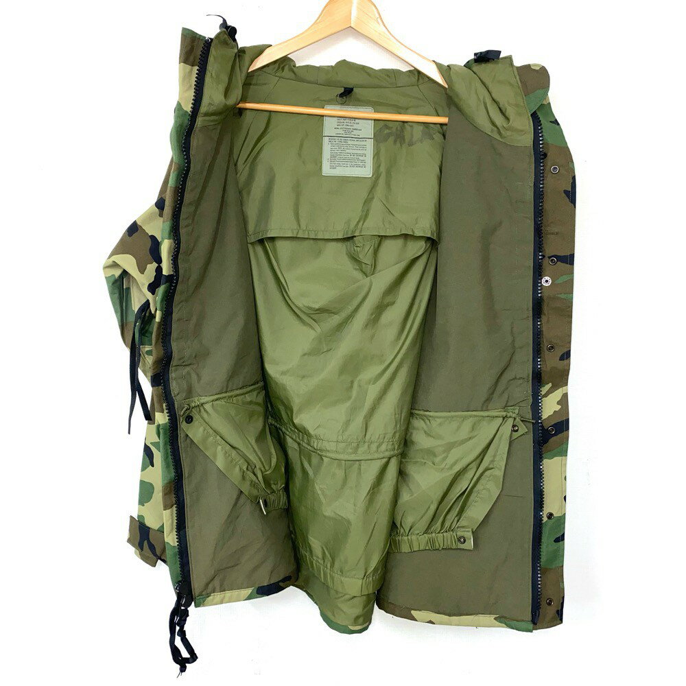 98's U.S.ARMY アメリカ軍 ゴアテックスパーカー GORE-TEX PARKA ウッドランドカモ サイズ：LARGE-LONG【古着】 古着 【中古】中古 mellow PARKA, COLD WEATHER, CAMOUFLAGE【あす楽対応】【古着屋mellow楽天市場店】