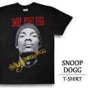 スヌープ・ドッグ Tシャツ 半袖 SNOOP DOGG " SNOOP DOGGY DOGG " フェード ブラック サイズ：L 大きいサイズ 両面プリント ラップ ヒップホップ アーティスト 