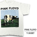 ピンクフロイド Tシャツ 半袖 PINK FLOYD "ATOM HEART MOTHER" バンドTシャツ ホワイト サイズ：メンズ XL ビッグサイズ 大きいサイズ あす楽対応 【新品】