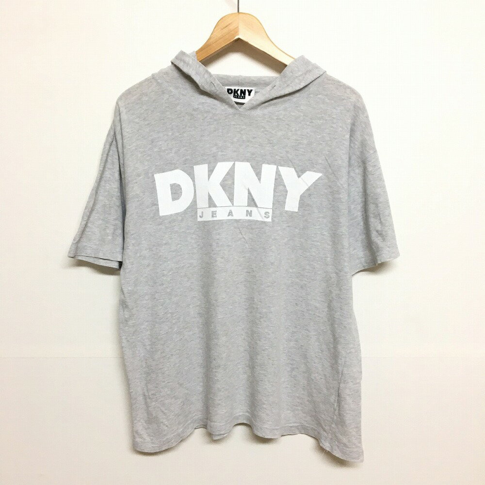 DKNY プリント フード付きTシャツ