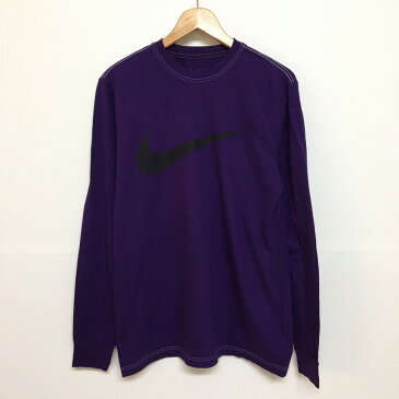 【STANDARD FIT】NIKE Over Dye L/S Tee ナイキ 後染め ロンT 長袖 スウッシュロゴ　サイズ：M パープル 【古着】 古着 【中古】 中古 mellow【あす楽対応】【古着 mellow楽天市場店】