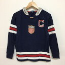 【今がお得★ポイント10倍でゲット】【SP7】ポロ ラルフローレン/Polo by Ralph Lauren ラガーシャツ フード付き 長袖 サイズ:150 ネ...