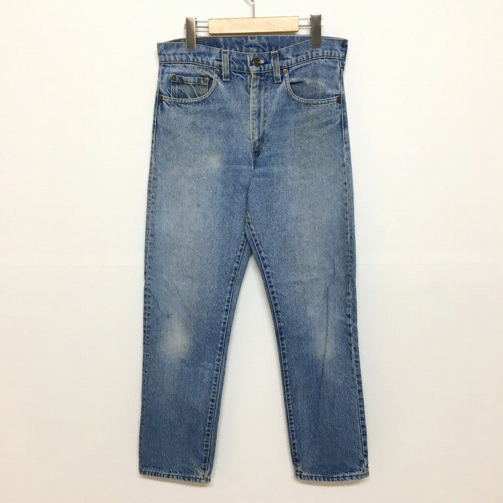 VINTAGE リーバイス/LEVI 039 S ＃505 デニム パンツ ジーンズ 実寸:W30 L29 ウォッシュ ブルー 黒カン ヒゲ【中古】中古 mellow【あす楽対応】【古着 mellow楽天市場店】