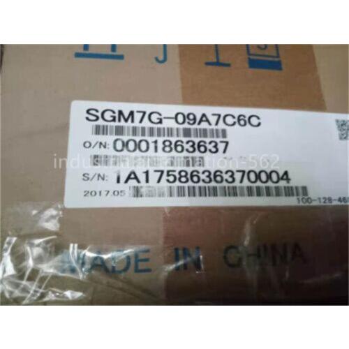 Viy Kiō zSGM7G-09A7C6C YASKAWA 200V 850W 5.39NM 130mm Brake AC Servo Motor y6ۏ؁z