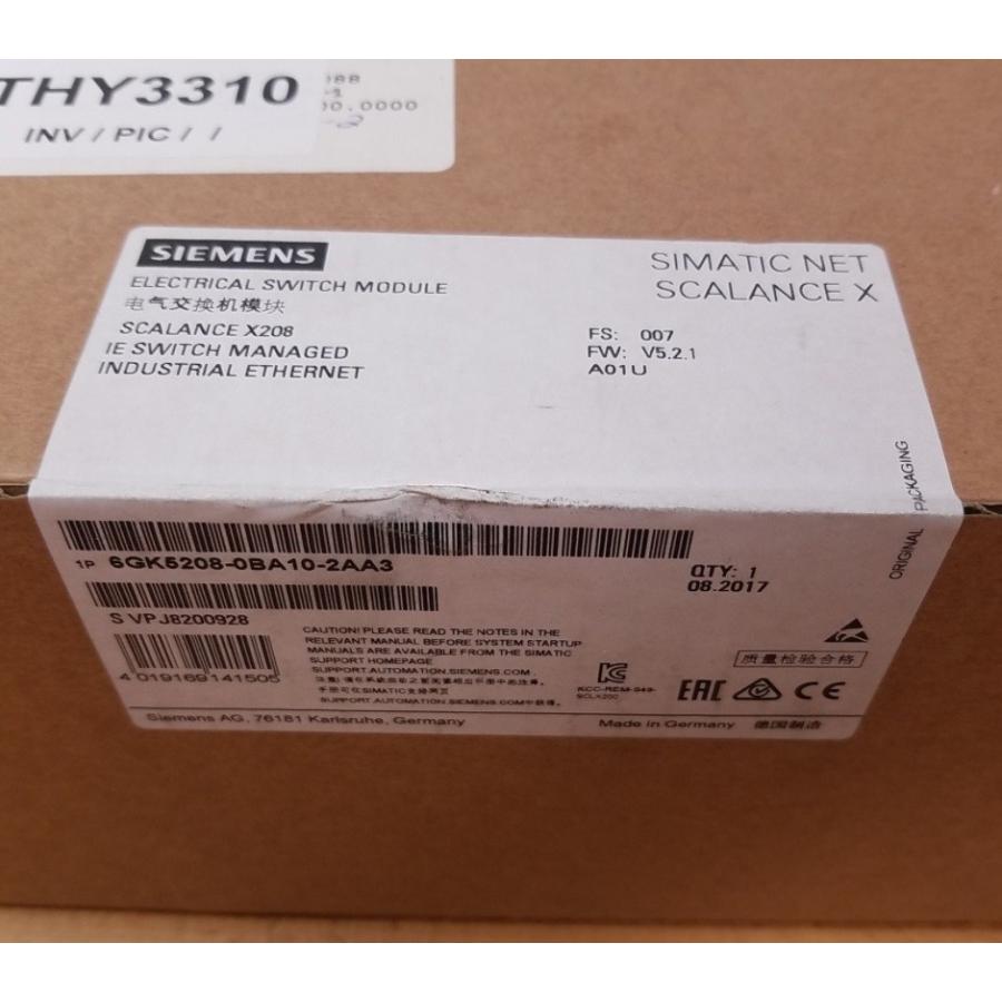 Viy Kiō zSiemens 6GK5208-0BA10-2AA3 Simatic Electrical Switch Module 6GK5 208-0BA10-2AA3 y6ۏ؁z