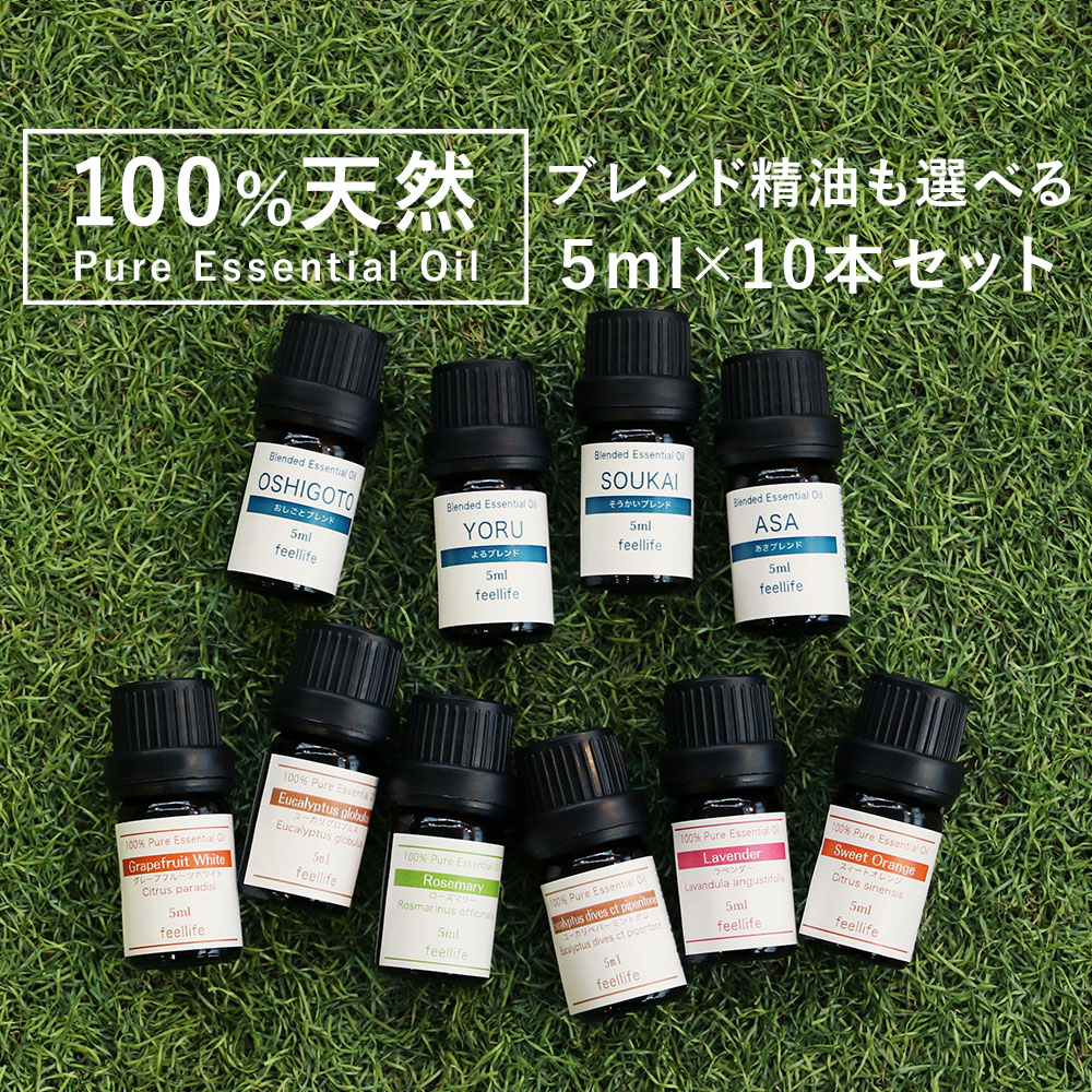 アロマオイル セット 【ブレンドオイル も含む 5ml×10