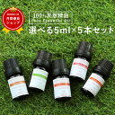 【5ml×5本】精油セット 精油 アロマオイル 加湿器 精油 収納 昼用夜用 ブレンド アロマ アロマディフューザー アロマ加湿器 アロマキャンドル アロマストーン おしゃれ アロマランプ pb