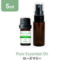 アロマオイル 精油ローズマリー エッセンシャルオイル 5ml スプレーボトル セット アロマディフューザー アロマ