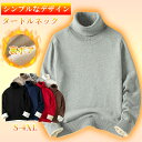 【5/16まで12%off】ニットセーター メンズ タートルネック 裏起毛 あったか 無地 ニット メンズ セーター シンプル おしゃれ 長袖 ニットソー トッ...