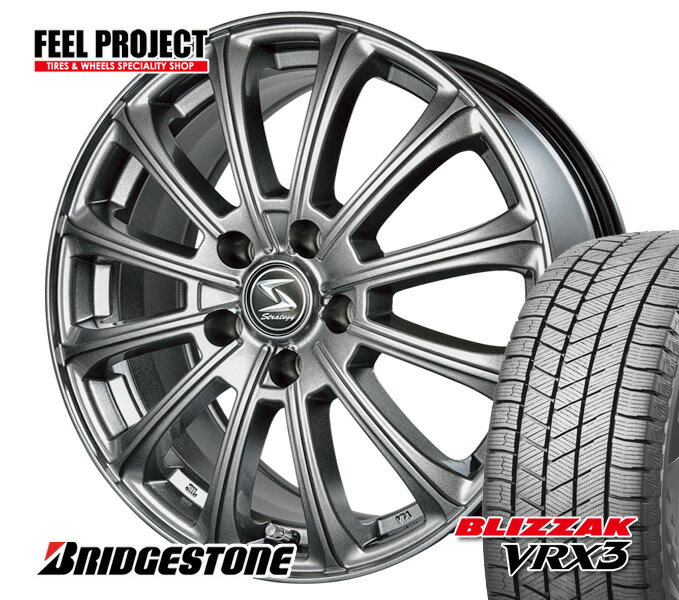 【タイヤ交換可能】◆送料無料◆ブリヂストン◆BRIDGESTONE◆VRX3◆ブリザック◆215/60R17◆スタッドレス◆冬◆215/60-17◆17インチ◆4本セット◆