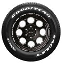 【タイヤ交換可能】E26キャラバン用！JF008M(ブラッククリア)＆GOODYEAR EAGLE #1 NASCAR 215/65-16C 4本セット