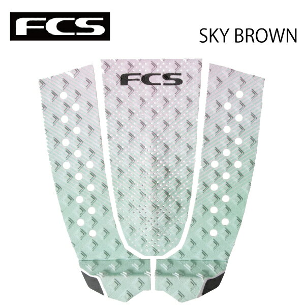 乐天商城 - 【FCS SKY BROWN デッキパット】 スカイブラウン サーフィン用3ピースデッキパッド [日本正規品]