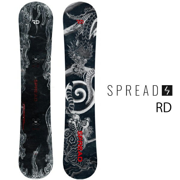 【26-27 SPREAD RD スプレッド アールディー】 スノーボード 板 メンズ レディース 145 148 150 152 154 156