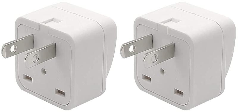 2個セット 全世界対応マルチ変換プラグA型(Aタイプ) A,BF, SE,C, B3, O,B, コンセント変換アダプター 電源形状変換プラグ 世界の家電をAタイププラグに変換, 世界のコンセントをA型仕様に変換(2個