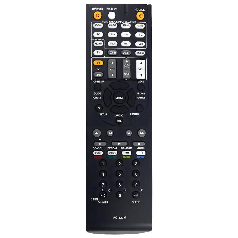 RC-837M 交換用リモコン Onkyo AVレシー�