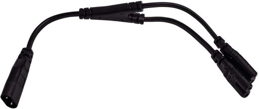 IEC320 C8から2X C7 Yスプリッター AC電源コード 30CM IEC図8オスから2メス 1 in 2 Out 電源分配ケーブル 追加電源対応 IEC320 C8から2X C7 Yスプリッター AC電源コード 30CM IEC図8オスから2メス 1 in 2 Out 電源分配ケーブル 追加電源対応