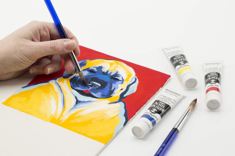 ターナー色彩 アクリルガッシュ ジャパネスクカラー 江戸紫(えどむらさき) AG020362 20ml(6号)