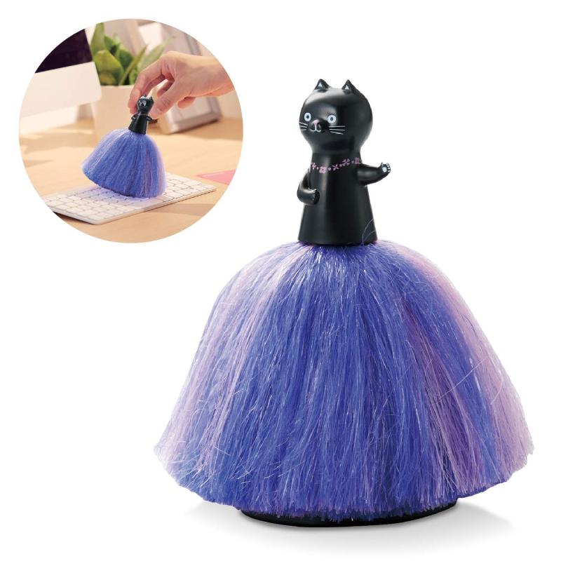 エレコム(ELECOM) リーナー ブラシ アニマル フラブラシ 台座付き KBR-016