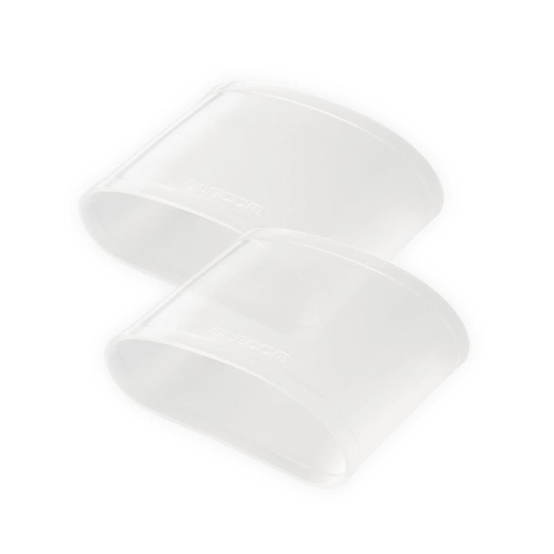 エレコム スマートウォッチ用 リストバンド シリコーン 2個入り 水中 落下・傷付き防止 Mサイズ [Apple Watch、FitBit等対応] クリア SW-WBDSCLCR