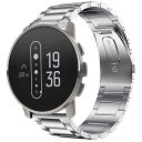 Lamshaw for SUUNTO 9 Peak バンド, ステンレス メタル ベルト 交換バンド 対応 SUUNTO 9 Peak 43mm Sports スマートウォッチ