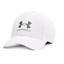 Under Armour Men's Iso-Chill Armourvent Fitted Cap , White (100)/Pitch Gray , La...