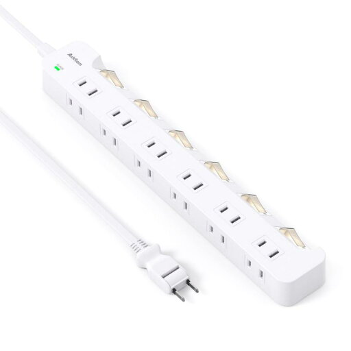 電源タップ 延長コード Addtam 12個口 雷ガード 個別スイッチ たこあしコンセント スイッチLEDランプ テーブルタップ 電源コード OAタップ 壁掛け/卓上に 18ヵ月 電源タップ 延長コード Addtam 12個口 雷ガード 個別スイッチ たこあしコンセント スイッチLEDランプ テーブルタップ 電源コード OAタップ 壁掛け/卓上に 18ヵ月