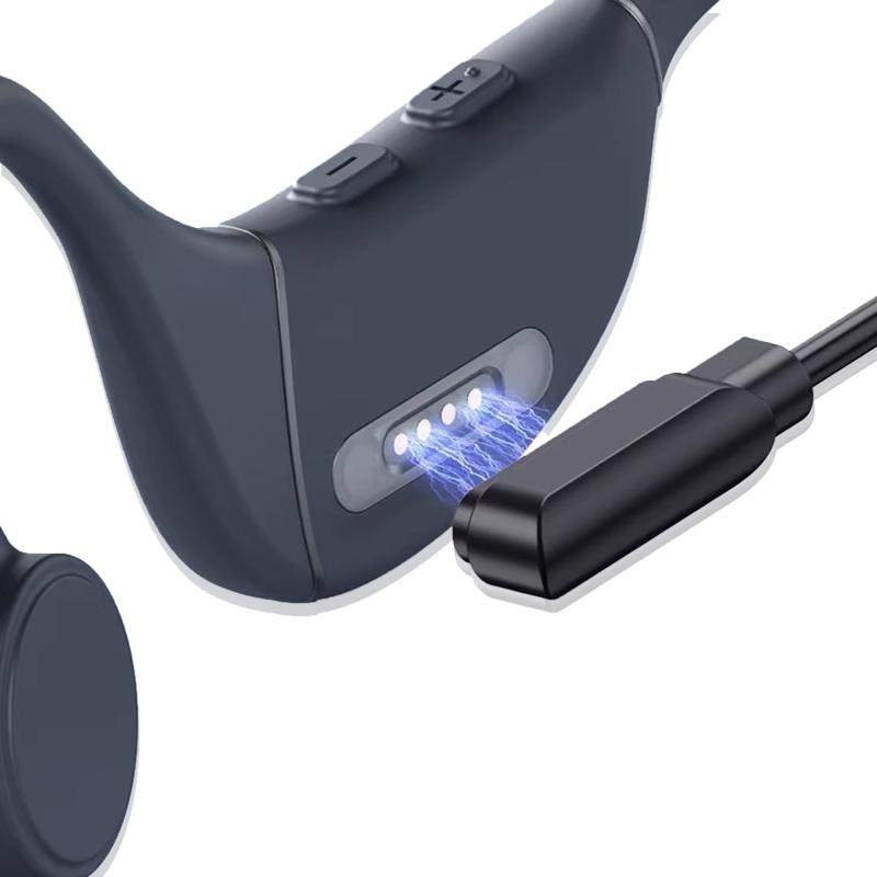 Lamshaw for SAMVEK Bone ケーブル, USB 磁気充電ケーブル 磁気吸着 1メートル SAMVEK OPENEAR Bone X2 イヤホンに対応