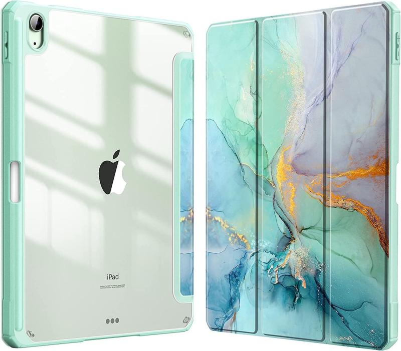 iPad mini 7 ケース iPad mini 7 カバー iPad Mini A17 Pro 第7世代 2024 ケース iPad mini 6 ケース iPad mini 6 ケース ペン 収納可能 軽量 おしゃれ 三つ折 スタンド機能 透明背面