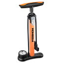 【全バルブ対応】MOHEGIA 自転車 空気入れ 160PSI 圧力計付き:仏式 米式 英式バルブ対応 フロアポンプ - 軽量 コンパクト ボール/浮き輪用