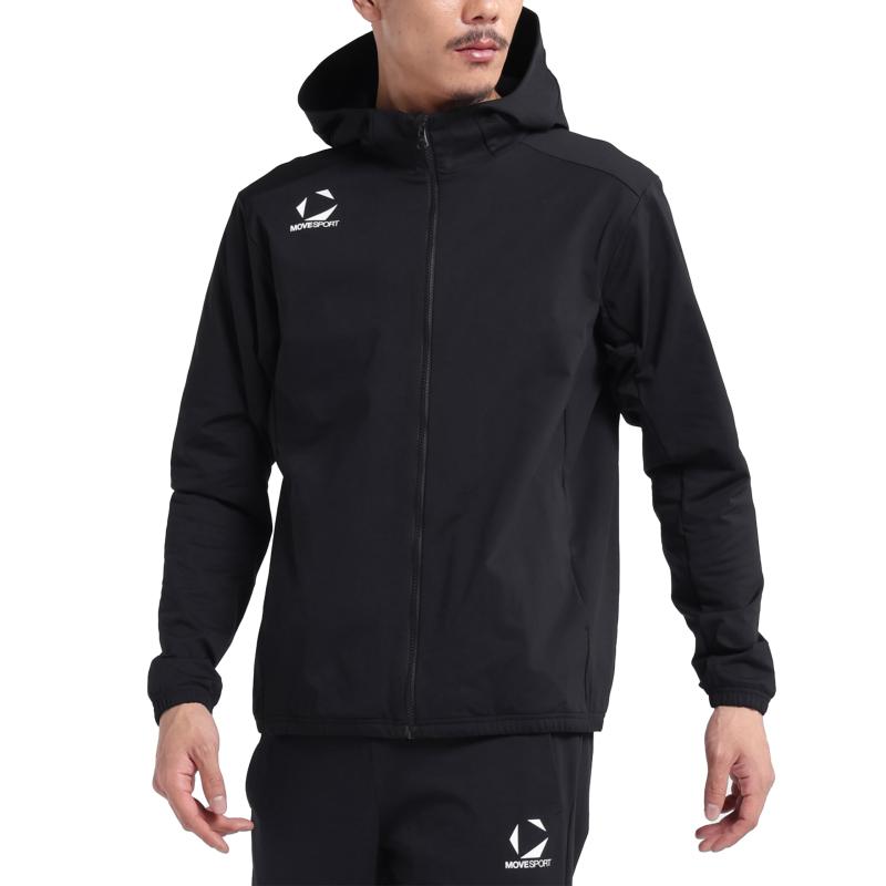 [ムーブスポーツ] ジャージ・クロス デサント トレーニングジャケット ストレッチ 防風 ジャージ チーム 部活 ジム トレーニング ランニング メンズ