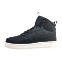 Nike メンズ Court Vision Mid WNTR ブラック/ブラック-ファントム (DR7882 002)
