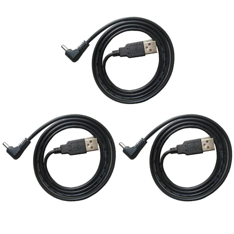 DZYDZR 2個 黒1m 5V USB to DC 5V 男性3.5 x 1.35mm ジャック アダプタケーブル 電源ケーブル DC延長コード（5V USB男性/DC男性）