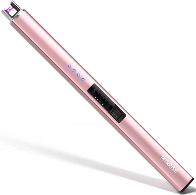 プラズマライター 電子ライター 点火ライター 電気 USBライター 電量表示 充電式 火起こし 無炎 防風 ..