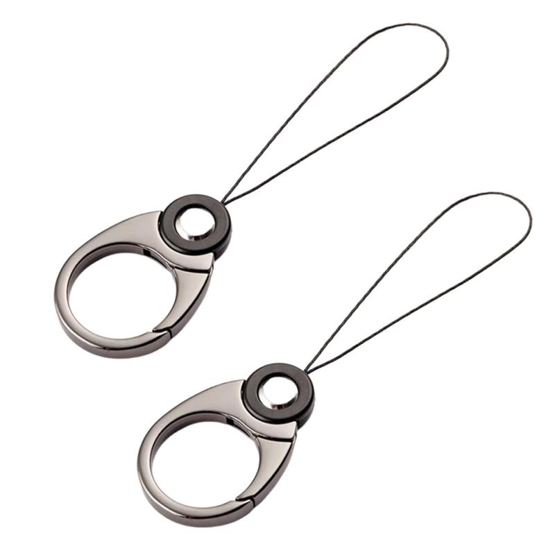 [LOYELEY] リングストラップ 2個入 フィンガーストラップ スマホ フィンガー リング ストラップ 携帯ストラップ フィンガーリング スマートフォン カラビナ 落下防止