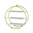 【ケーキスタンド アフタヌーンティースタンドセット やや訳あり】可愛い お菓子入れ フルーツパーティ用 結婚式 誕生日 3段 ゴールド 金色 業務用 海鮮 皿 食器 器 うつわ 専用 プレート