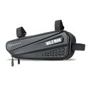 WILD MAN 1.2L防雨ハードシェルバイクフレームバッグ シート下の自転車トライアングルフレーム用 ロードマウンテンサイクリング用